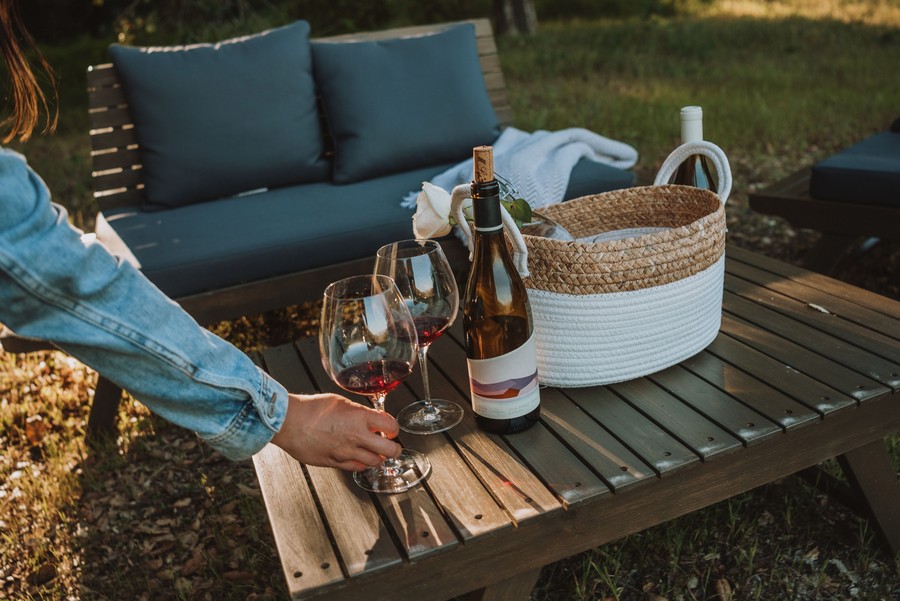 Wine On Table